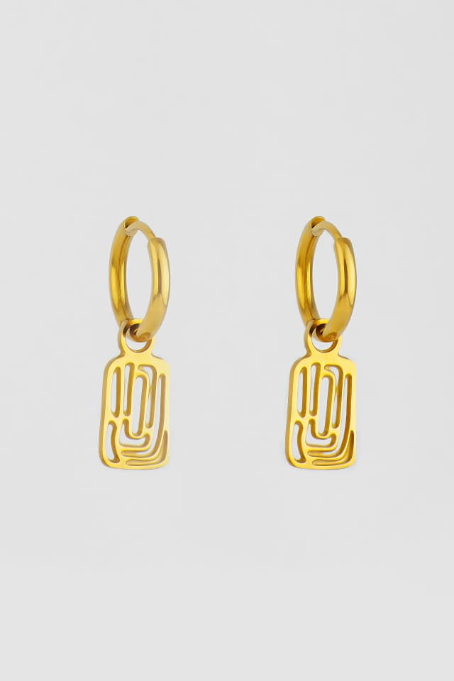 PENDIENTES LABERINTO DORADO 1