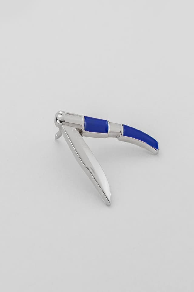 PIN CUCHILLO NAVAJA AZUL 2