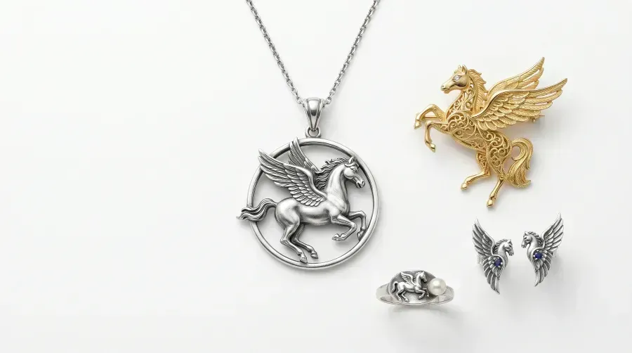 Pegaso en Joyas: el Caballo Alado de la Mitología Griega