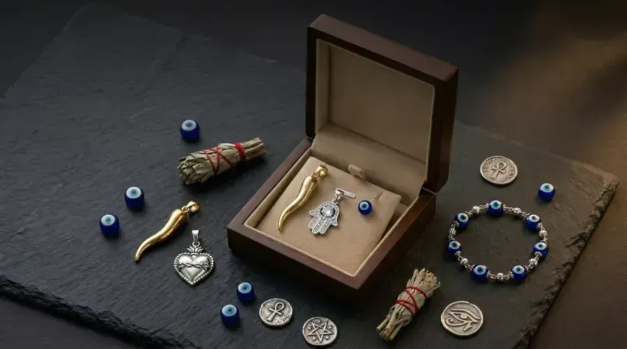 Amuletos de protección y talismanes: guía completa de joyas que te protegen