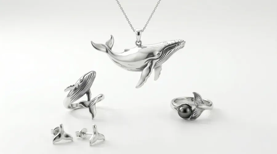 Joyas con ballena: símbolo de las profundidades, historia y significado