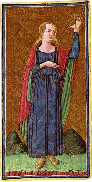 La Estrella en el Tarot: significado, historia y joyas del Arcano 17