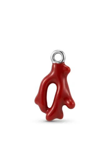 COLGANTE CORAL ROJO DORADO 1