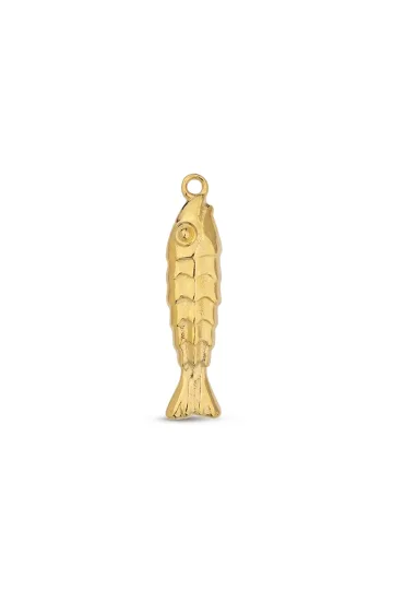 COLGANTE PEZ CON ESCAMAS DORADO 1