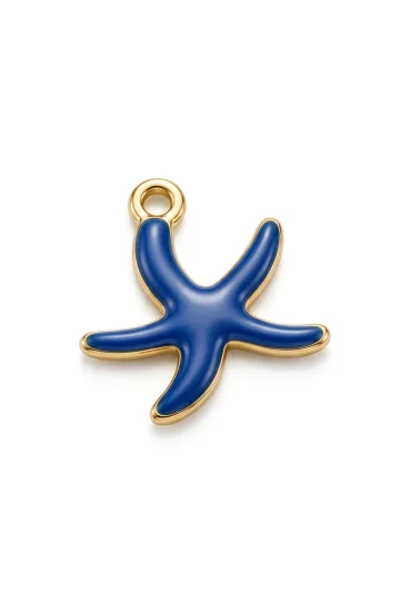 COLGANTE MINI ESTRELLA DE MAR AZUL 1